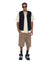 MENS  BATTLER VEST BLACK RELAXED FASHION TOPS