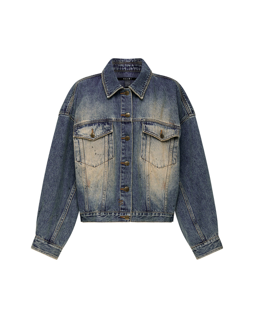 Womens Relax Trucker Jacket Dune Relaxed Jackets - Denim