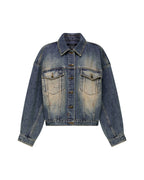 Womens Relax Trucker Jacket Dune Relaxed Jackets - Denim