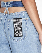 WOMENS PLAYBACK AUTHENTIK KUT OUT DENIM JEANS