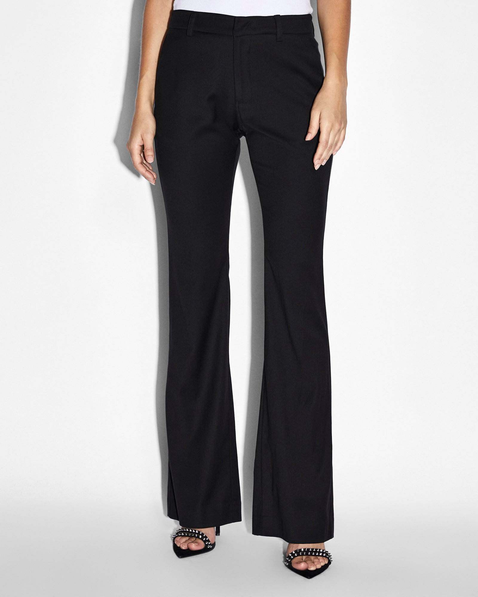 WOMENS  ZODIAC PANT BLACK FLARE PANTS