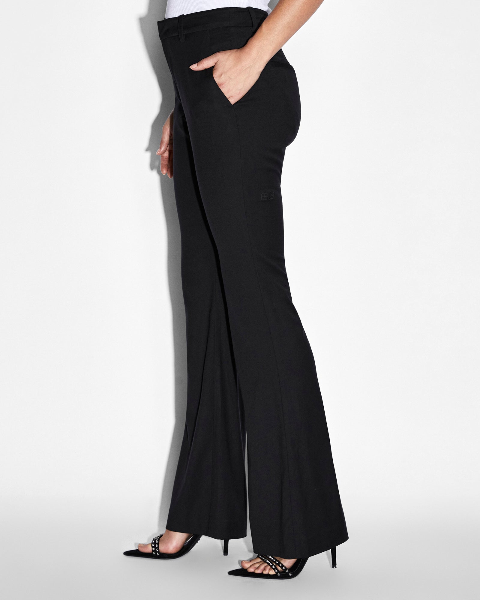 WOMENS  ZODIAC PANT BLACK FLARE PANTS