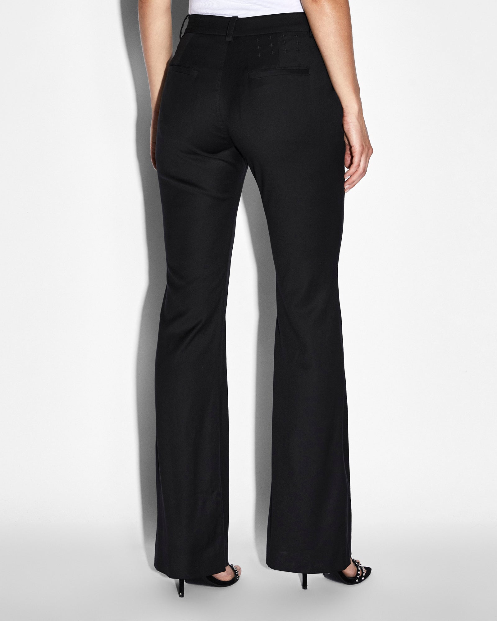 WOMENS  ZODIAC PANT BLACK FLARE PANTS