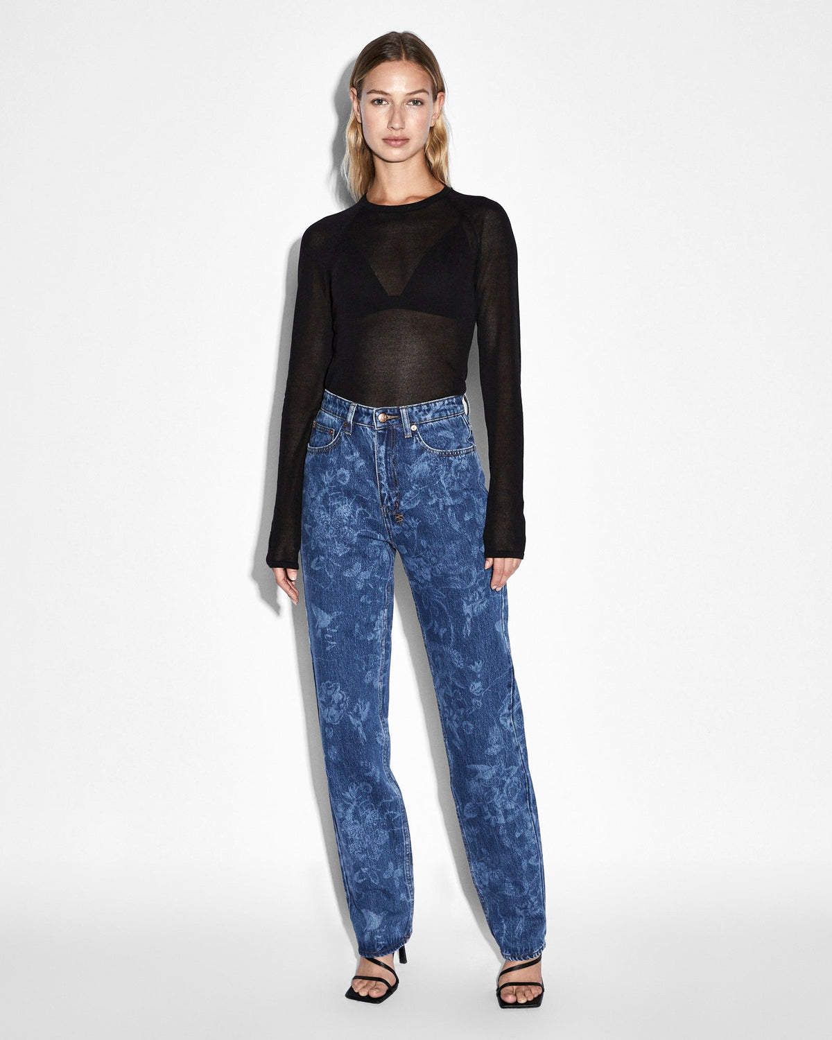 WOMENS ULTRA KNIT TOP BLACK KNITWEAR