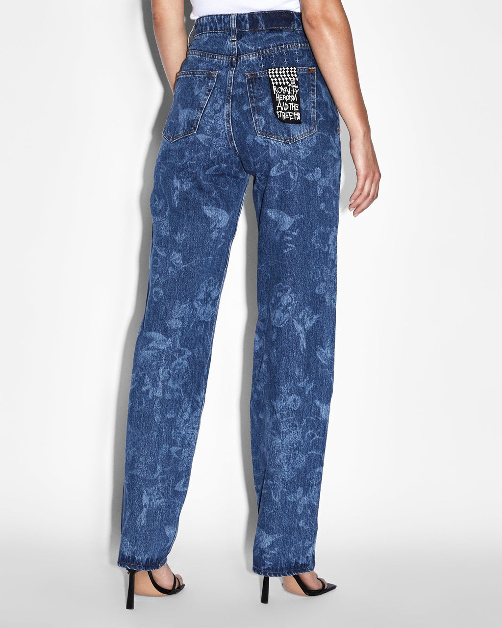 WOMENS PLAYBACK IMPRINT DENIM JEANS
