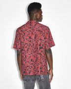 Mens Digi Resort Ss Shirt Multi Regular Shirts - Multi Colour
