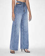 WOMENS STRIDER DETTACHED JEAN HAVEN DENIM JEANS