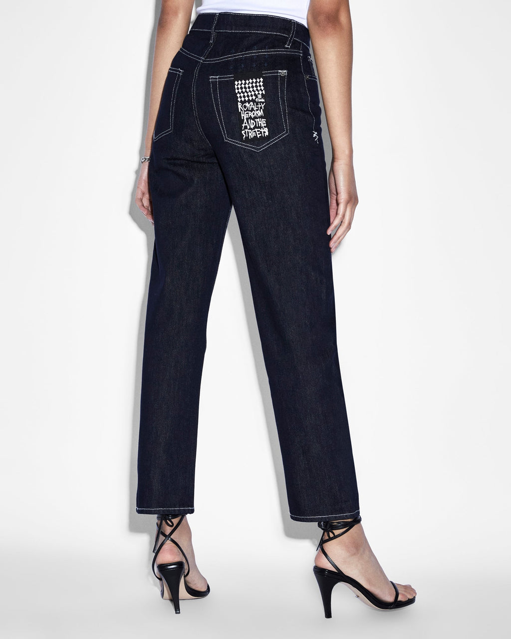 Womens Brooklyn Jean Zenith Straight Denim Jeans - Denim