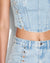 WOMENS  BUSTIER DOVE LACED FITTED FASHION TOPS