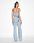 WOMENS  BUSTIER DOVE LACED FITTED FASHION TOPS