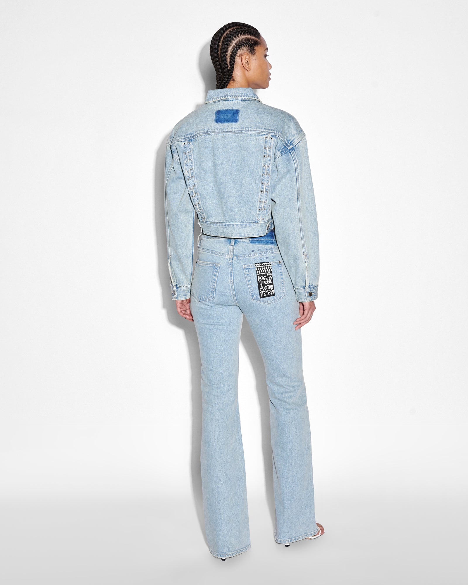 WOMENS  BILLIE JACKET DOVE LACED OVERSIZED JACKETS