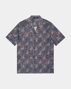 Mens Yin Dollar Resort Ss Shirt Multi Regular Shirts - Multi Colour