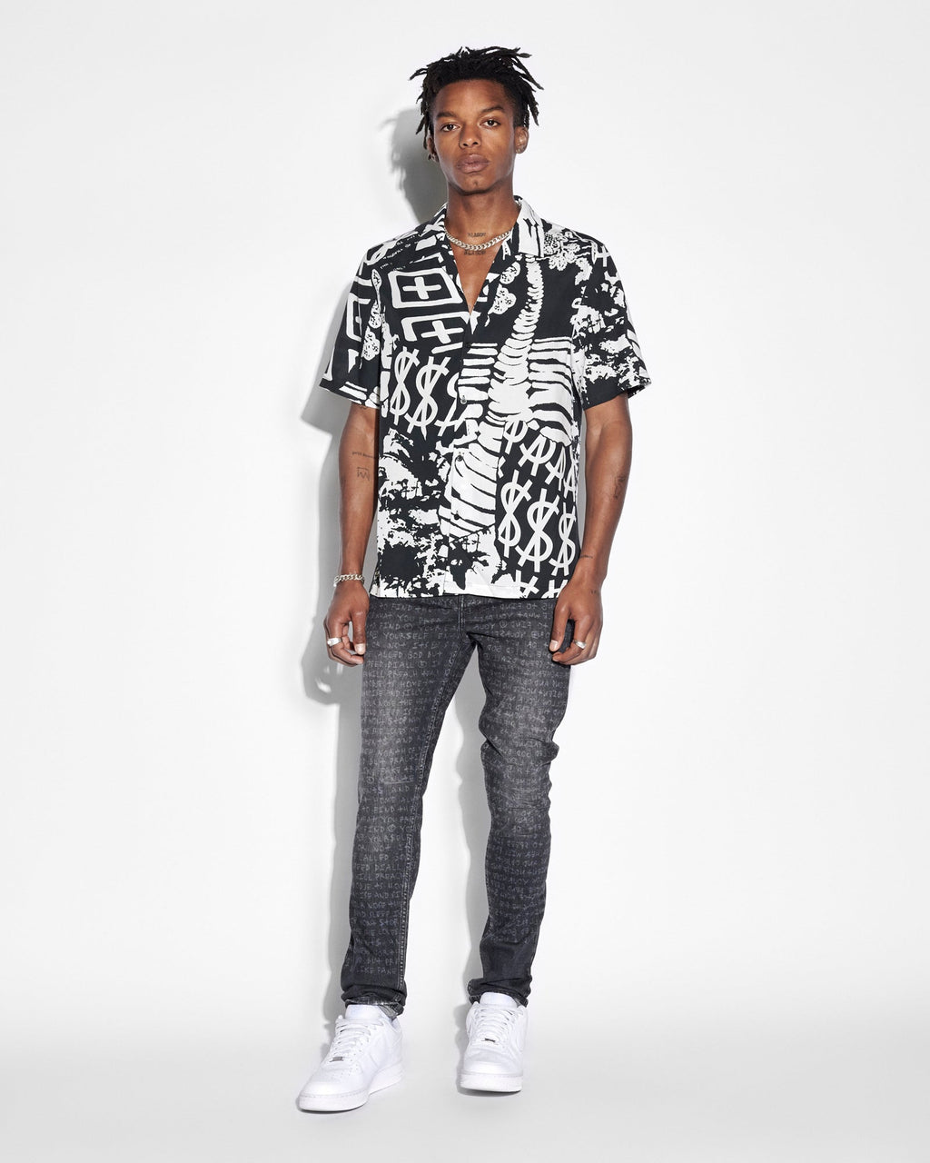 Mens Ikonik Resort Ss Shirt Multi Regular Shirts - Multi Colour