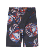 Womens Ksubi X P.e Nation Bike Short Warped Fitted Walkshorts - Multi Colour