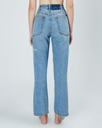 Womens Chlo Wasted Remixed Relaxed Denim Jeans - Denim