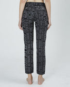 Womens Slim Pin Type O Slim Denim Jeans - Black