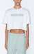 UNCHAINED OH G CROP WHITE