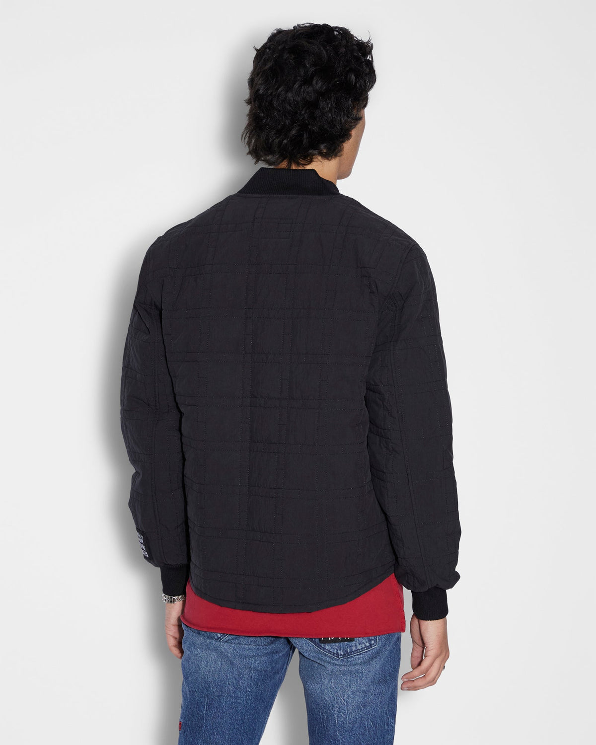 SOUTH QUILTED BOMBER BLACK